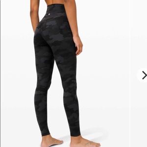 NWT Lululemon Align HR Pant 28” Camo Black